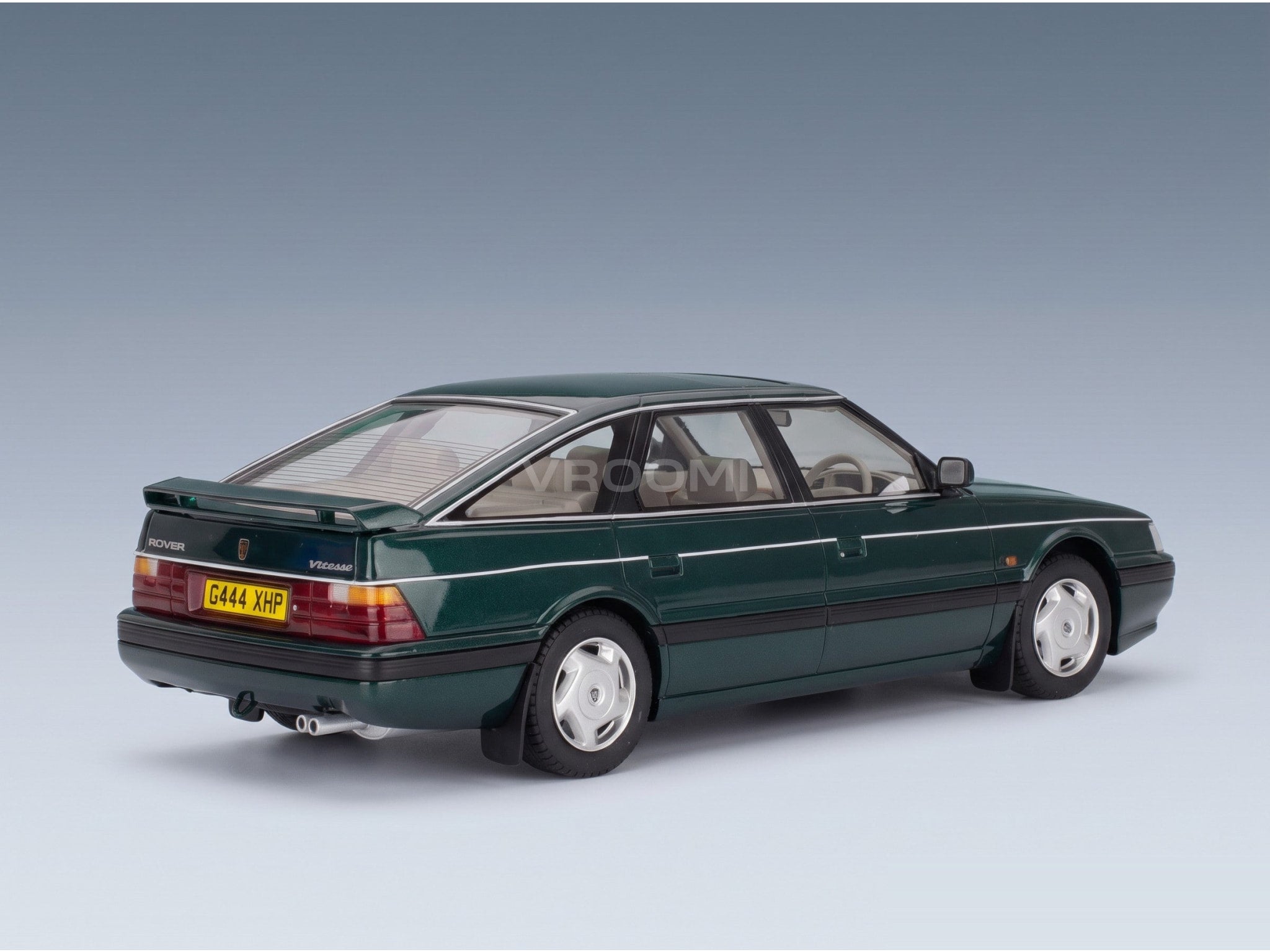 Rover Vitesse 827 1988 Green Metallic Cult Scale Models 1:18 scale model - rear three-quarter view