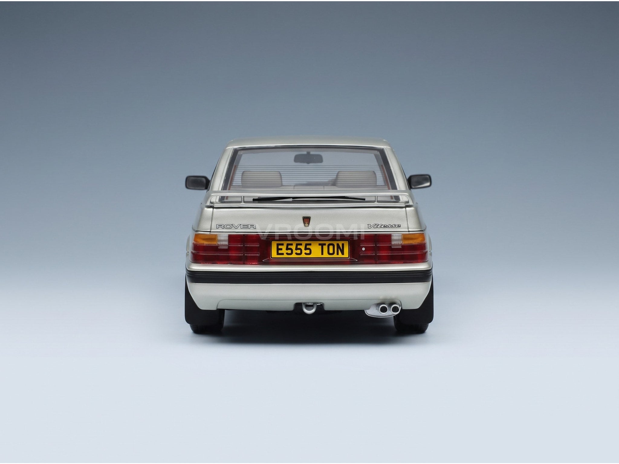 Rover Vitesse 827 1988 Silver Cult Scale Models 1:18 scale model - rear view