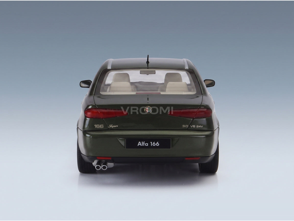 Alfa Romeo 166 3.0 V6 24v Super 1998 Green Cult Scale Models 1:18 - rear view