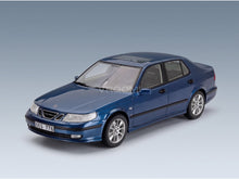 Saab 9-5 Turbo Aero 1998 Blue Metallic Cult Scale Models 1:18 scale model - front three-quarter view