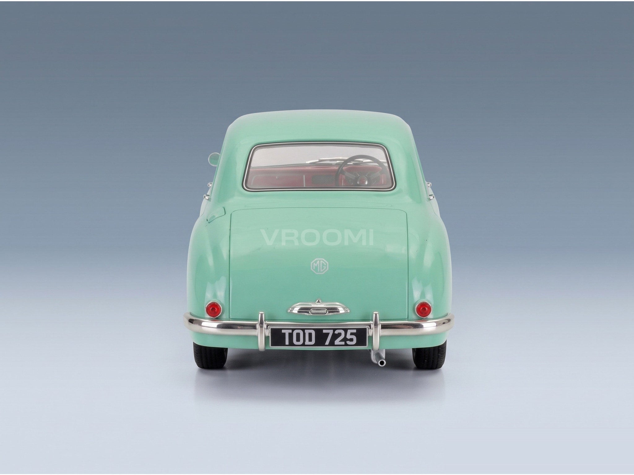 MG Magnette Island 1956 Green Cult Scale Models 1:18 scale model - rear view