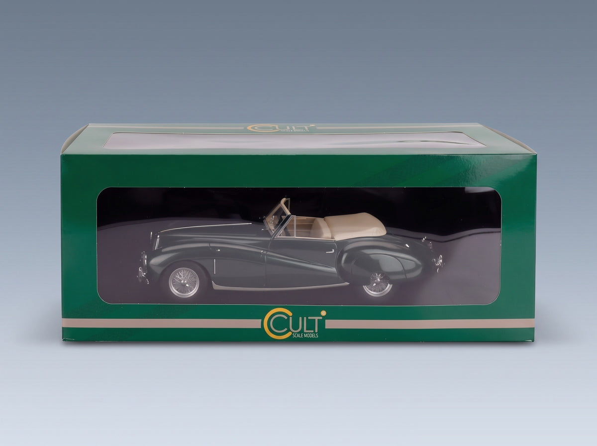ASTON MARTIN - 2L SPORTS SPIDER CABRIOLET OPEN 1949 - GREEN MET scale model - original packaging