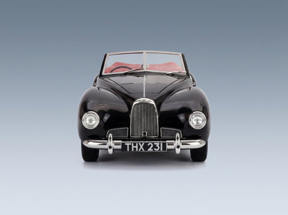 Aston Martin 2-Litre Sports Spider Cabriolet Open 1949 Black Cult Scale Models 1:18 scale model - front view