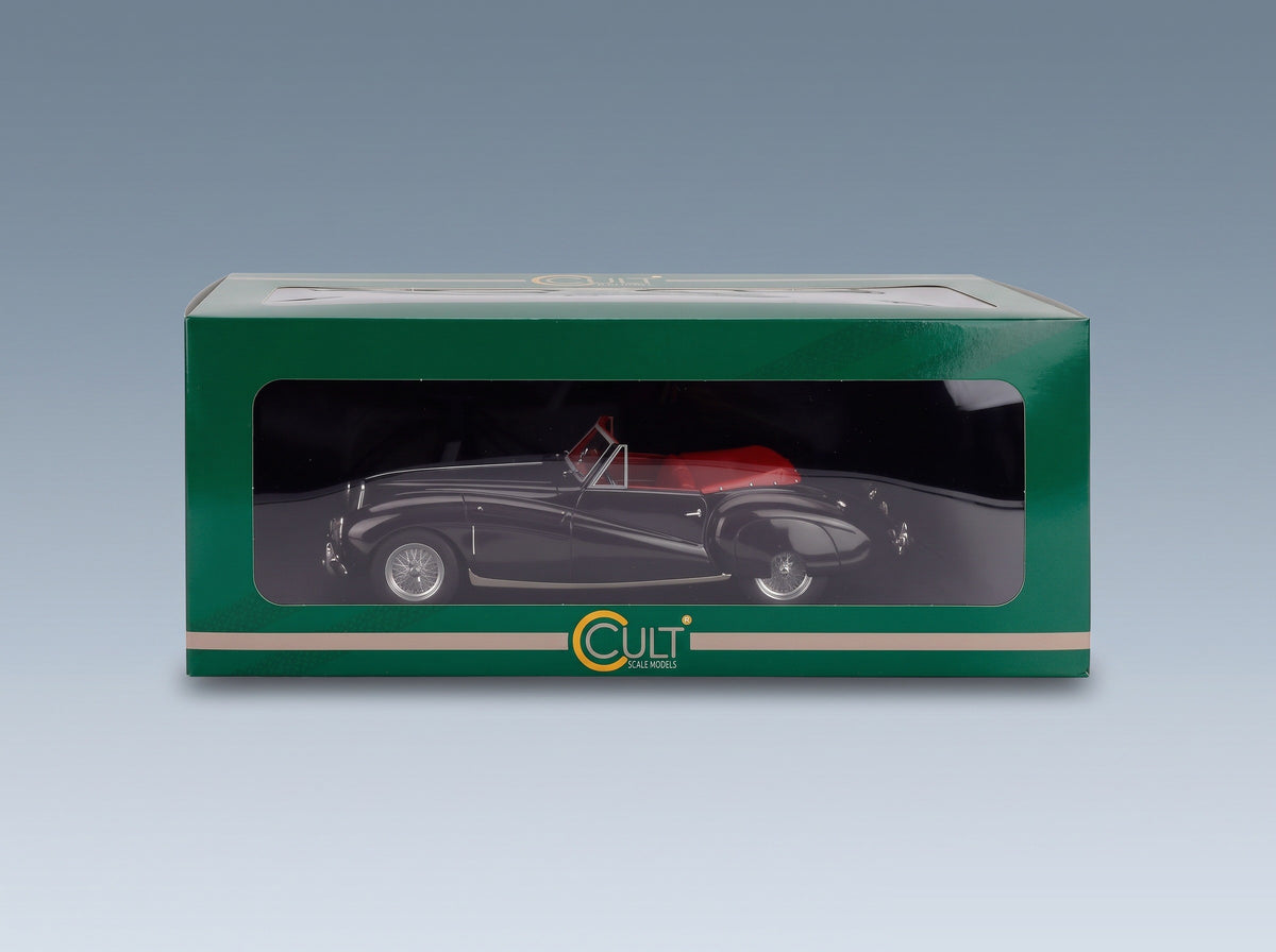 Aston Martin 2-Litre Sports Spider Cabriolet Open 1949 Black Cult Scale Models 1:18 scale model - original packaging