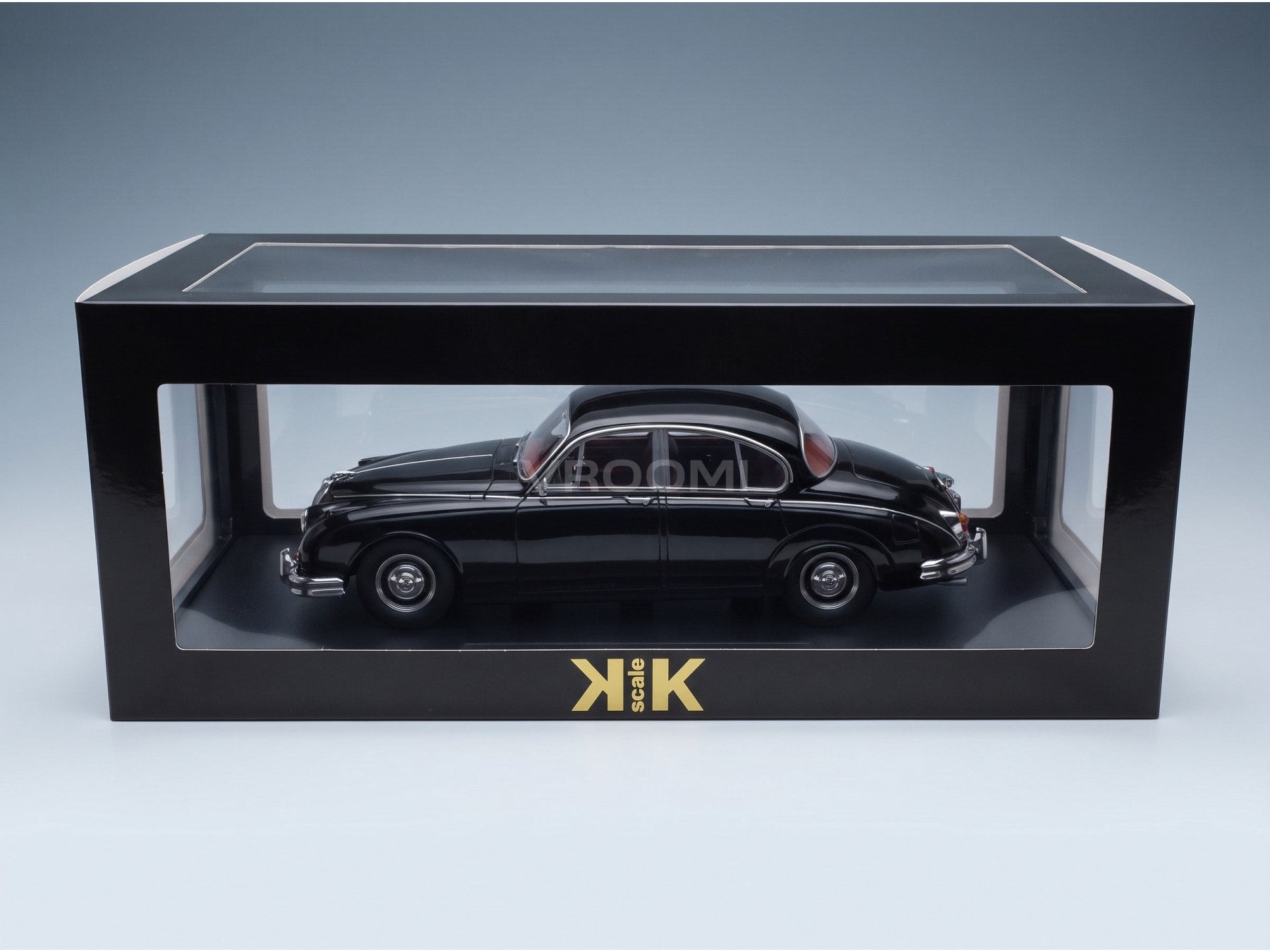 Daimler 250 V6 LHD 1962 Black with Bordeaux Interior KK Scale 1:18 scale model - original packaging