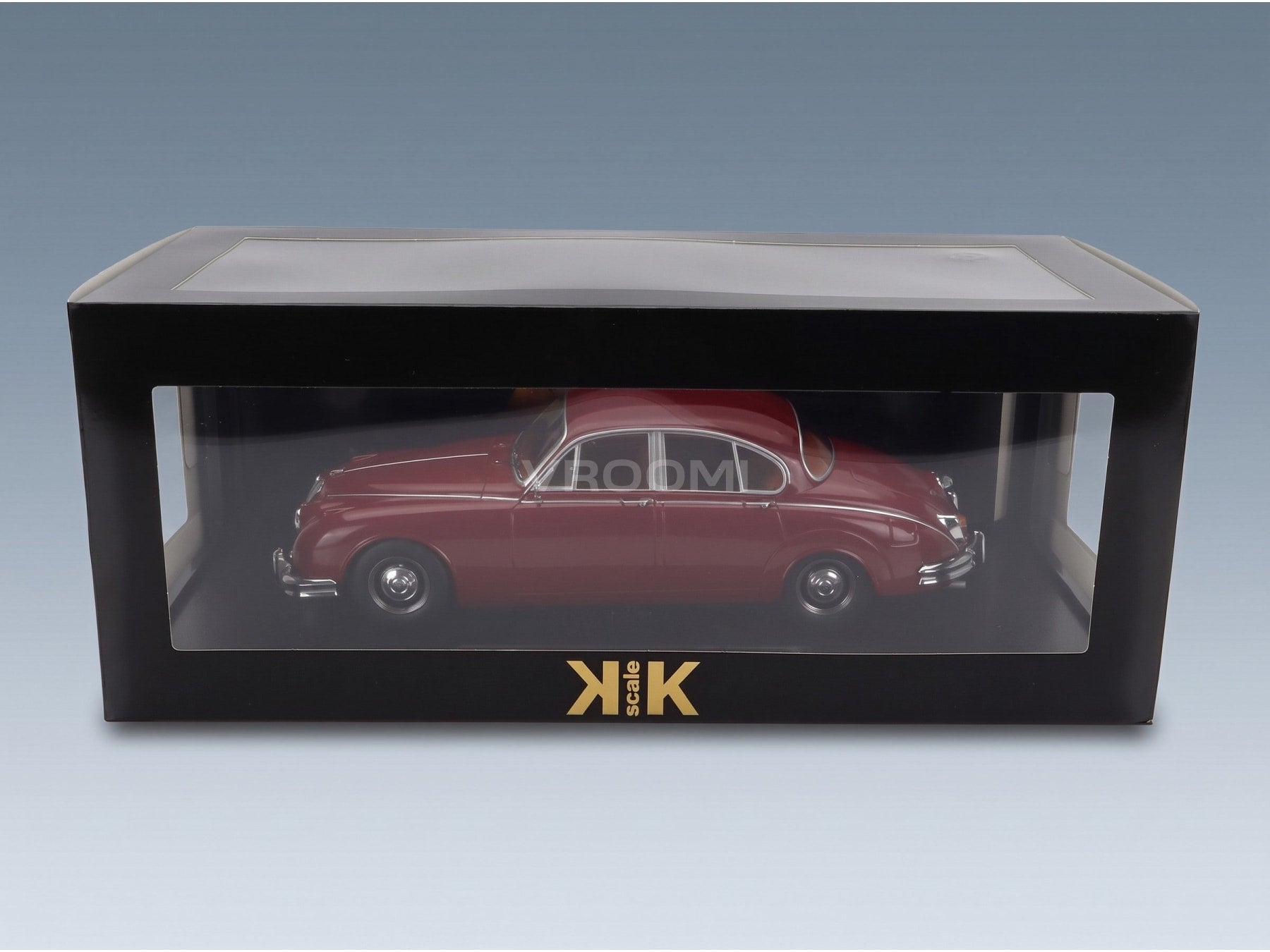Daimler 250 V6 LHD 1962 Red Brown Interior KK Scale 1:18 scale model - original packaging
