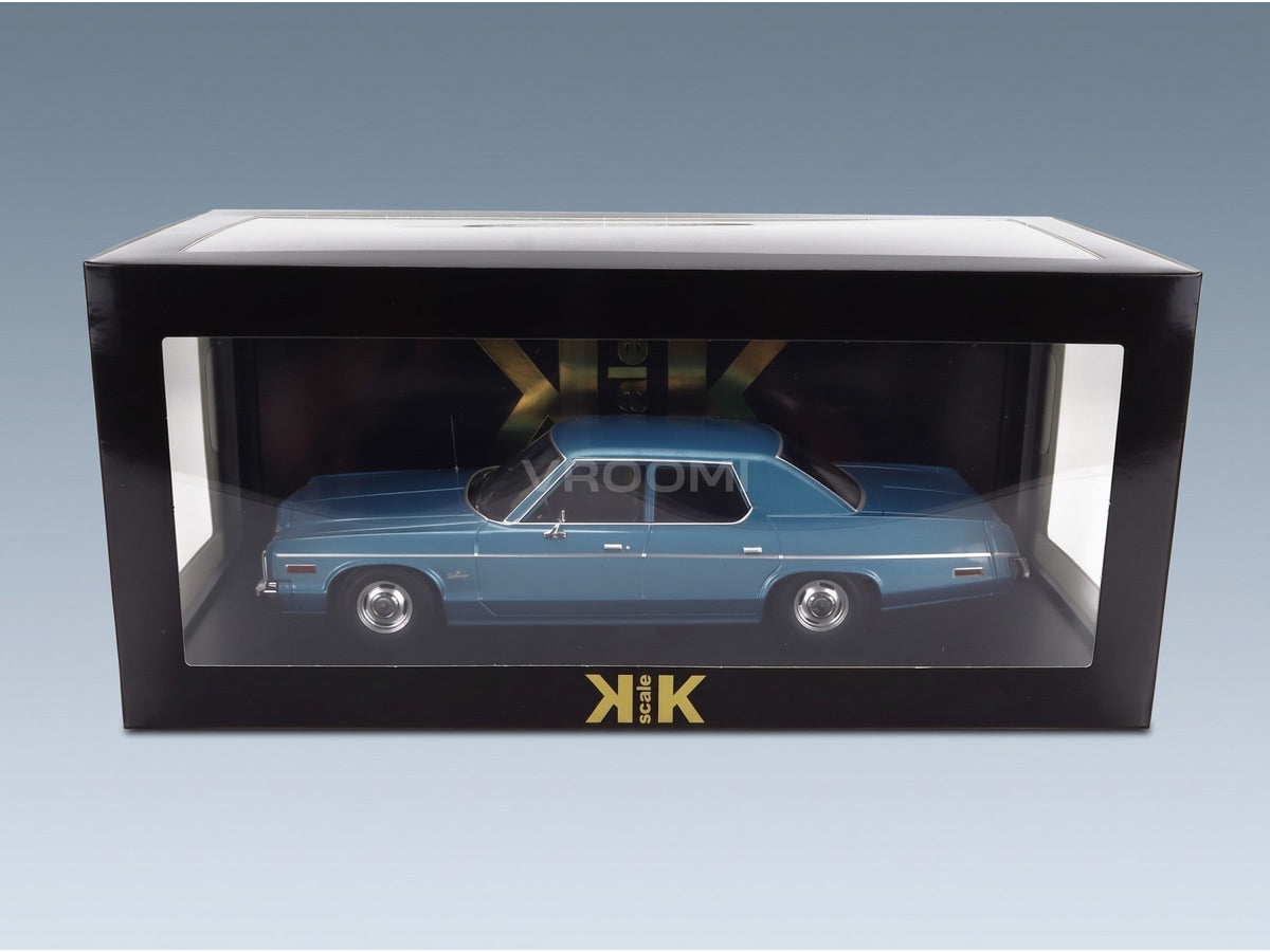 Dodge Monaco 1974 Light Blue Metallic KK Scale 1:18 scale model - original packaging