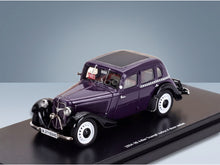 Adler Trumpf Junior Berlin Taxi 1941 Blue Black Esval Model 1:43 scale model - front three-quarter view