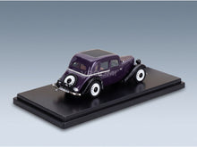Adler Trumpf Junior Berlin Taxi 1941 Blue Black Esval Model 1:43 scale model - rear three-quarter view