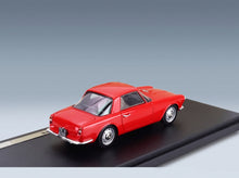 Fiat 1500 S Coupé by Fissore 1960 Red Esval Model 1:43 scale model - rear three-quarter view