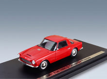 Fiat 1500 S Coupé by Fissore 1961 Red Esval Model 1:43 scale model - front three-quarter view