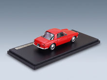 Fiat 1500 S Coupé by Fissore 1961 Red Esval Model 1:43 scale model - rear three-quarter view