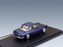 Fiat 1500 S Coupé by Fissore 1961 Blue Esval Model 1:43 scale model - rear three-quarter view