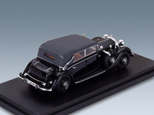 Mercedes-Benz 290 W18 D Passo Lungo Cabriolet Closed 1933 Black Esval Models 1:43 scale model - rear three-quarter view