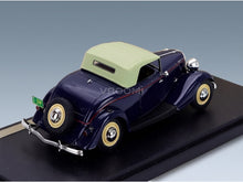 Ford Model 18 Roadster 1933 Blue Cream Esval Model 1:43 scale model - rear three-quarter view