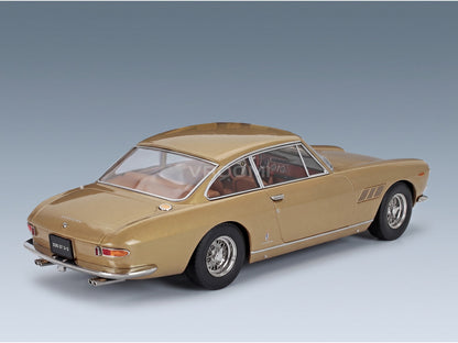 Ferrari 330GT 2+2 1964 Gold Metallic KK Scale 1:18 scale model - rear three-quarter view