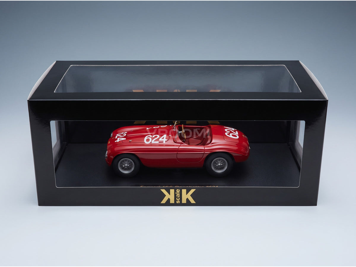 Ferrari 166MM 2.0L V12 Spider No. 624 C. Biondetti E. Salani Winner Mille Miglia 1949 KK Scale 1:18 scale model - original packaging