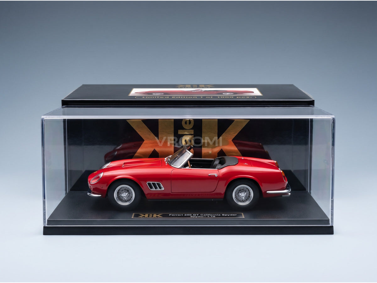 Ferrari 275 GTB/4 NART Spider 1967 Red KK Scale 1:18 scale model - original packaging