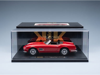 Ferrari 275 GTB/4 NART Spider 1967 Red KK Scale 1:18 scale model - original packaging