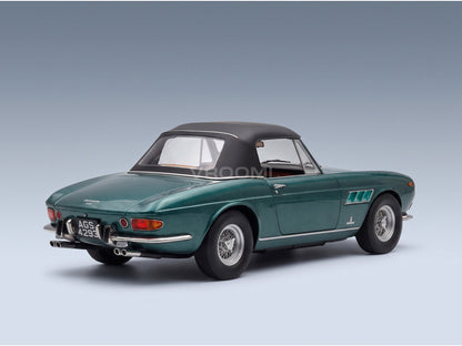 Ferrari 275 GTS Pininfarina Spider Jay Kay Jamiroquai 1964 Green Metallic KK Scale 1:18 scale model - rear three-quarter view