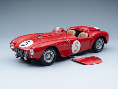 Ferrari 375 Plus 5.0L V12 Spider Scuderia Ferrari No. 5 Louis Rosier Robert Manzon 24h Le Mans 1954 KK Scale 1:18 scale model - opening parts