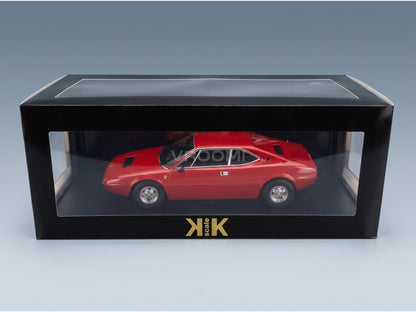 Ferrari Dino 208 GT4 1975 Red KK Scale 1:18 scale model - original packaging