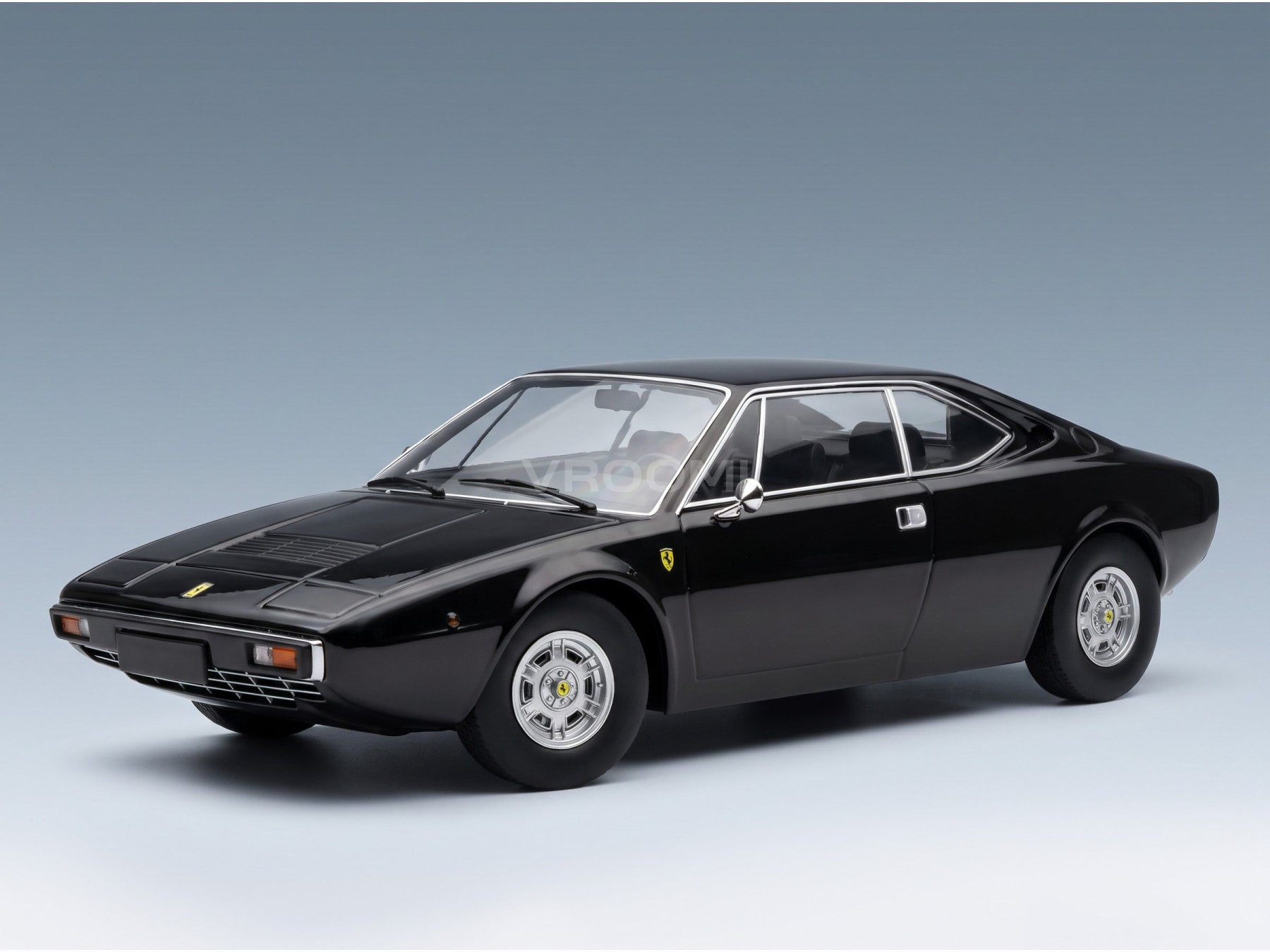 Ferrari Dino 308 GT4 1974 Black KK Scale 1:18 scale model - front three-quarter view