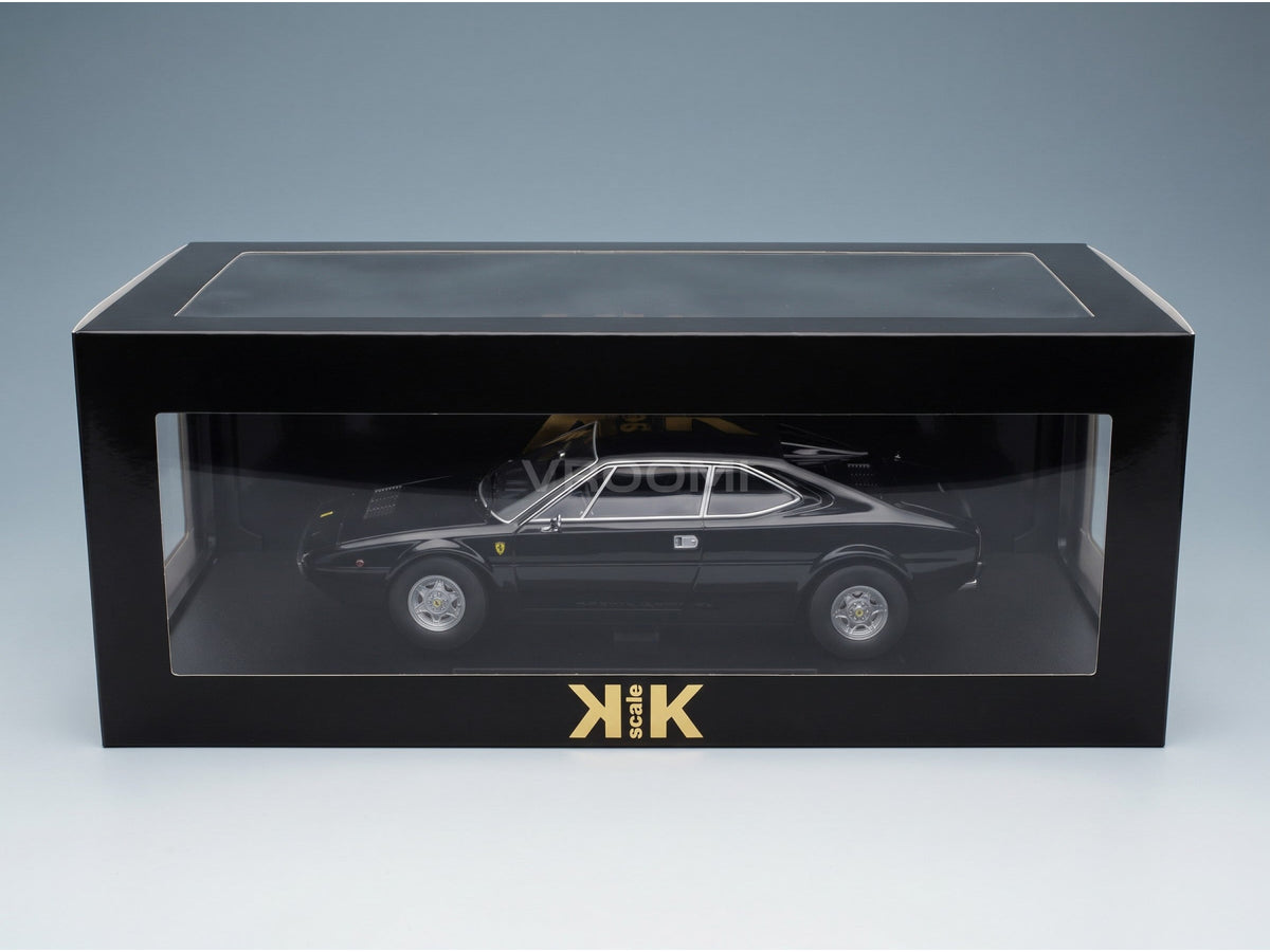 Ferrari Dino 308 GT4 1974 Black KK Scale 1:18 scale model - original packaging