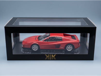 Ferrari Testarossa MKI Monodado Monospecchio 1984 Red KK Scale 1:18 scale model - original packaging