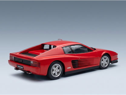 Ferrari Testarossa MKI Monodado Monospecchio 1984 Red KK Scale 1:18 scale model - rear three-quarter view