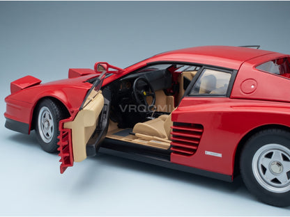 Ferrari Testarossa MKI Monodado Monospecchio 1984 Red KK Scale 1:12 scale model - interior