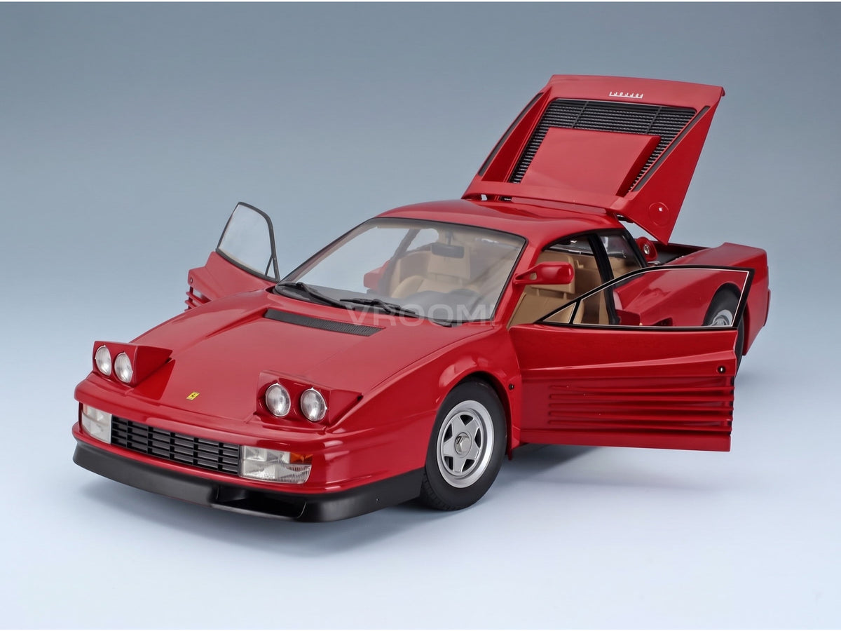 Ferrari Testarossa MKI Monodado Monospecchio 1984 Red KK Scale 1:12 scale model - opening parts