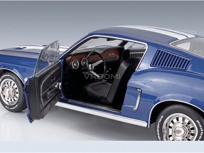 Ford Mustang GT Fastback Coupe 1968 Blue White KK Scale 1:12 scale model - interior