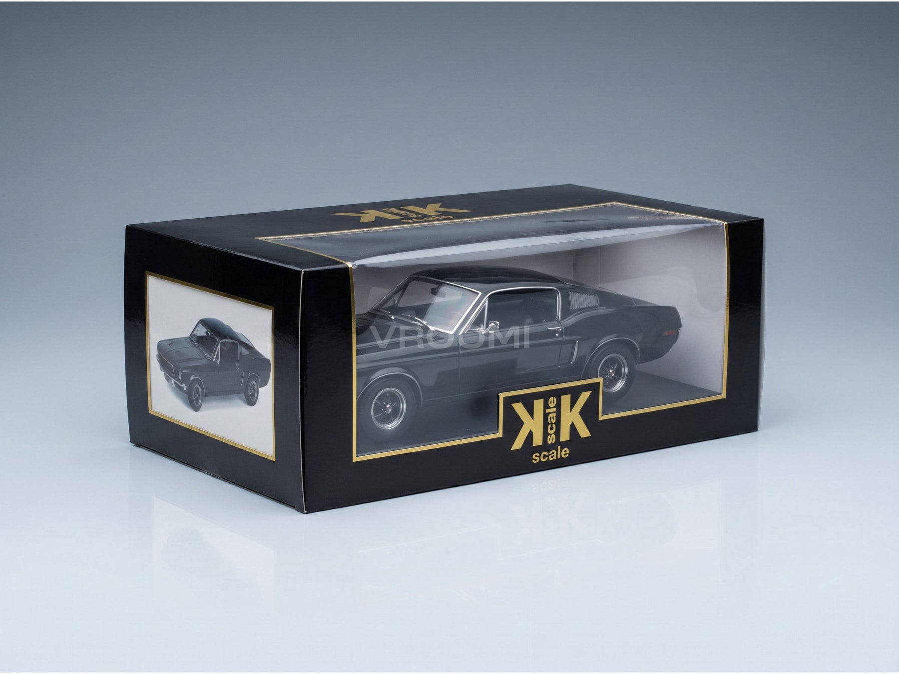 Ford Mustang GT Fastback Coupe 1968 Green KK Scale 1:12 scale model - original packaging