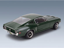 Ford Mustang GT Fastback Coupe 1968 Green KK Scale 1:12 scale model - rear three-quarter view