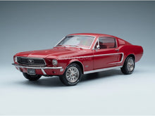 Ford Mustang GT Fastback Coupe 1968 Red KK Scale 1:12 scale model - front three-quarter view