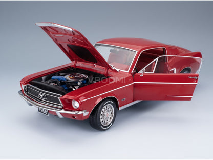 Ford Mustang GT Fastback Coupe 1968 Red KK Scale 1:12 scale model - opening parts