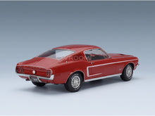 Ford Mustang GT Fastback Coupe 1968 Red KK Scale 1:18 scale model - rear three-quarter view