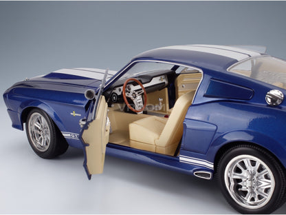 Ford Mustang Shelby GT500 Eleanor Coupe 1967 Blue White KK Scale 1:12 scale model - interior