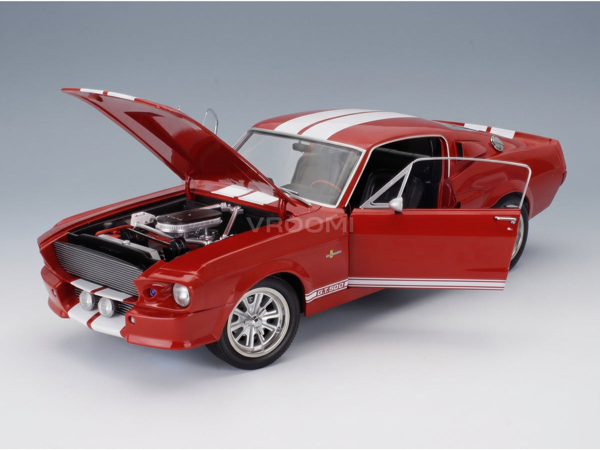 Ford Mustang Shelby GT500 Eleanor Coupe 1967 Red White KK Scale 1:12 scale model - opening parts