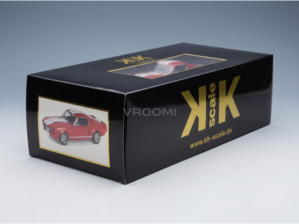 Ford Mustang Shelby GT500 Eleanor Coupe 1967 Red White KK Scale 1:12 scale model - original packaging