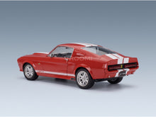 Ford Mustang Shelby GT500 Eleanor Coupe 1967 Red White KK Scale 1:12 scale model - rear three-quarter view