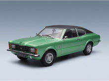 Ford Taunus GT Coupé 1971 Green Black KK Scale 1:18 scale model - front three-quarter view