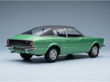 Ford Taunus GT Coupé 1971 Green Black KK Scale 1:18 scale model - rear three-quarter view