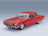 Ford Thunderbird Cabriolet Hard-Top Closed 1966 Red KK Scale 1:18 scale model - front three-quarter view