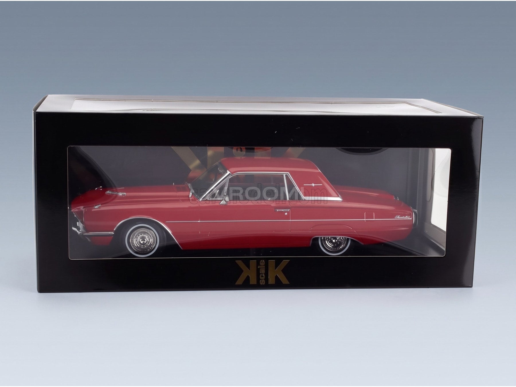 Ford Thunderbird Cabriolet Hard-Top Closed 1966 Red KK Scale 1:18 scale model - original packaging