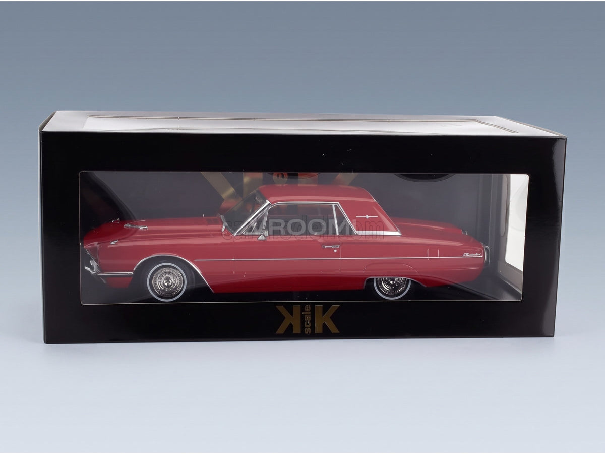 Ford Thunderbird Cabriolet Hard-Top Closed 1966 Red KK Scale 1:18 scale model - original packaging