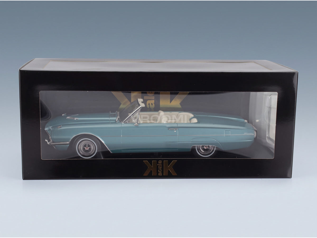 Ford Thunderbird Cabriolet Open 1966 Light Blue KK Scale 1:18 scale model - original packaging