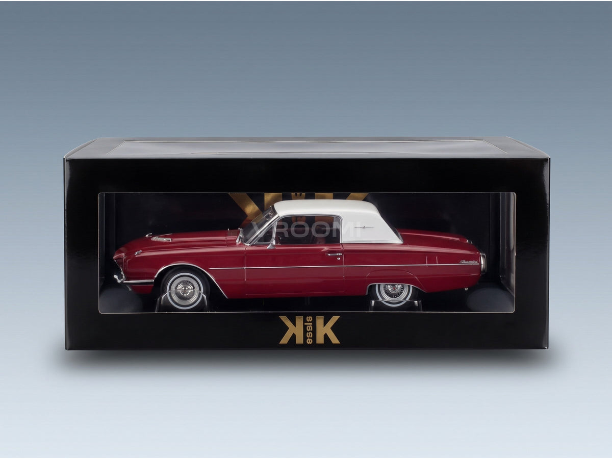 Ford Thunderbird Coupe 1966 Red White KK Scale 1:18 scale model - original packaging