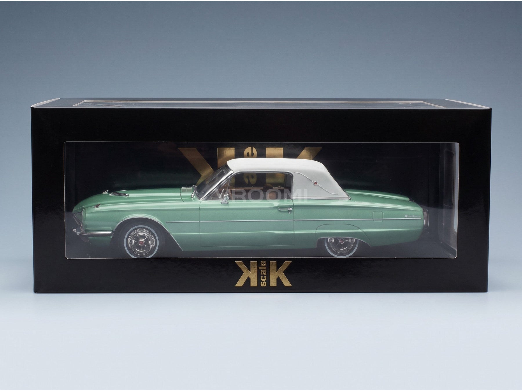 Ford Thunderbird Landau Coupe 1966 Green White KK Scale 1:18 scale model - original packaging